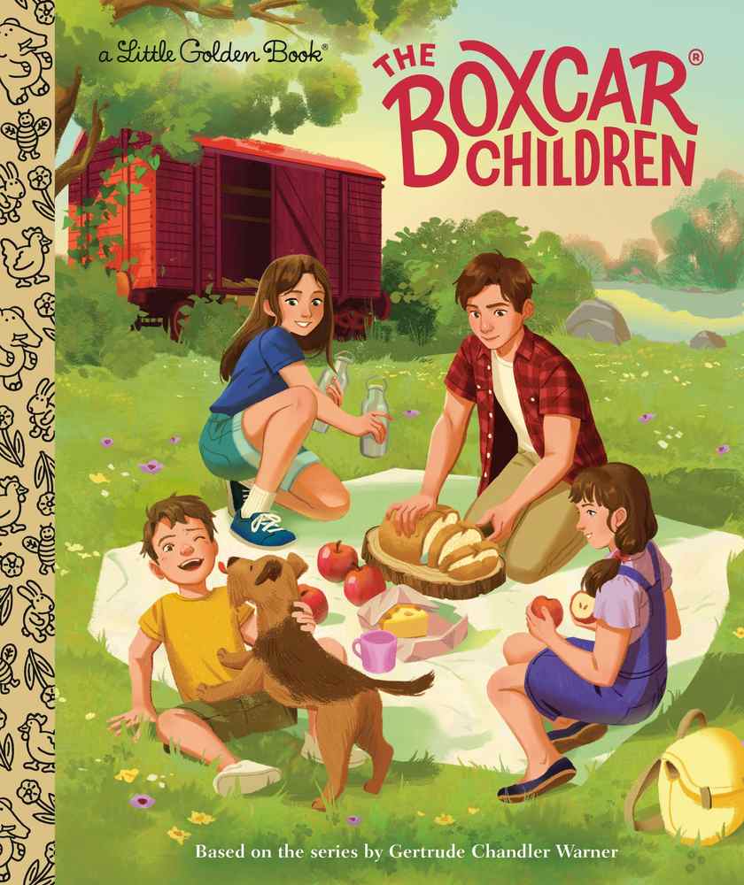 The Boxcar Children Little Golden Book book cover