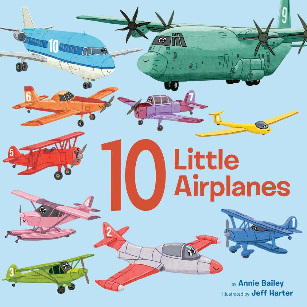 10 Little Airplanes book cover