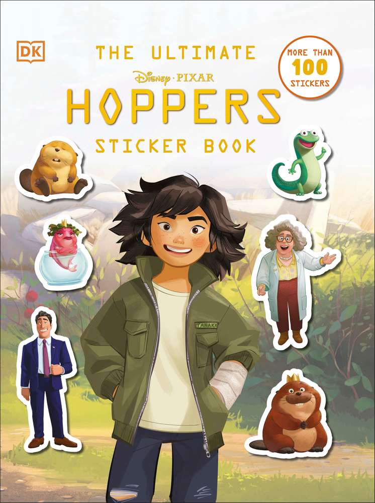 Disney Pixar Hoppers Ultimate Sticker Book book cover