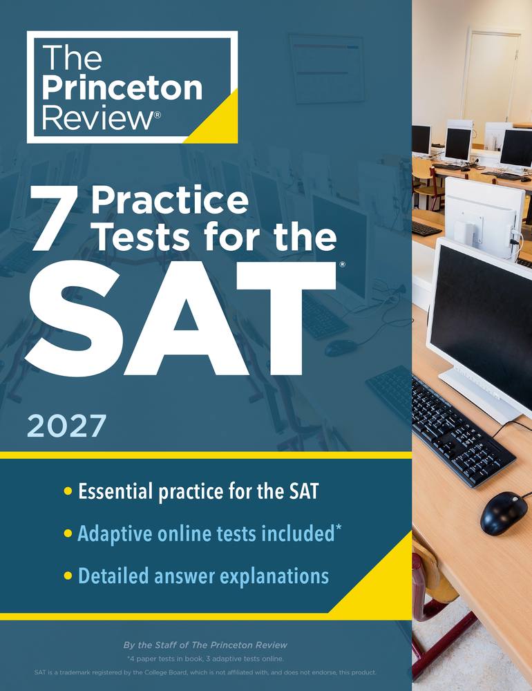7 Practice Tests for the SAT, 2027 book cover