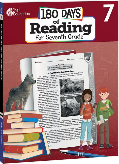 180 Days: Reading for Seventh Grade cover
