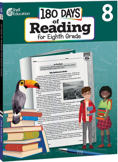 180 Days: Reading for Eighth Grade cover