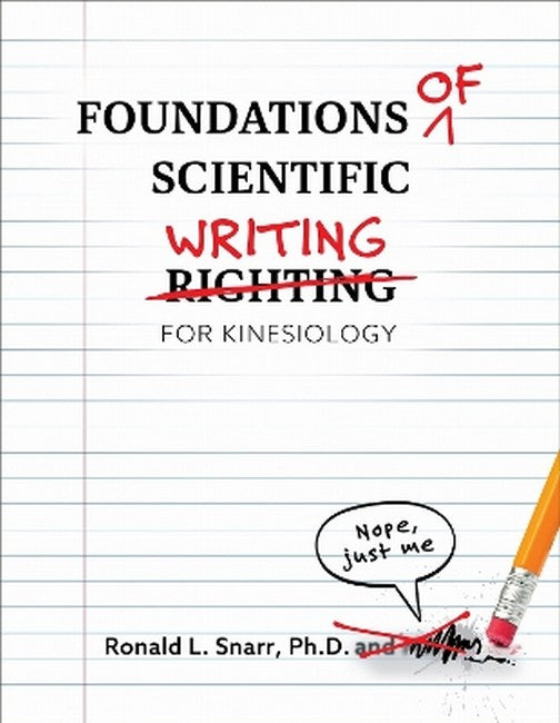 Foundations of Scientific Writing for Kinesiology cover
