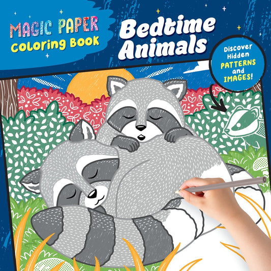 Magic Paper Coloring Book: Good Night, Animals