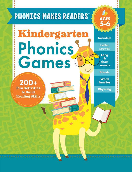 Phonics Makes Readers: Kindergarten Phonics Games book cover